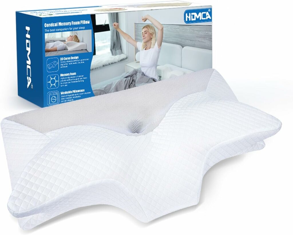 HOMCA Almohada Cervical de Espuma Viscoelastica