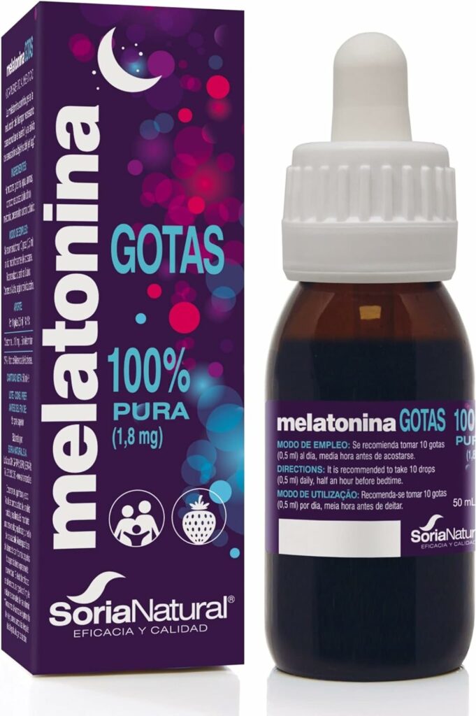 Soria Natural Melatonina Pura Gotas 1.8 mg